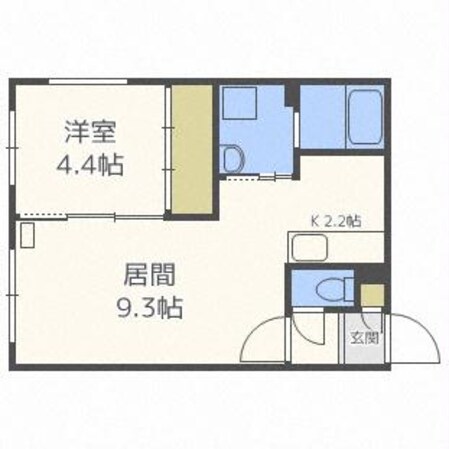 Ｇｒａｃｉａｓ新札幌１２の物件間取画像